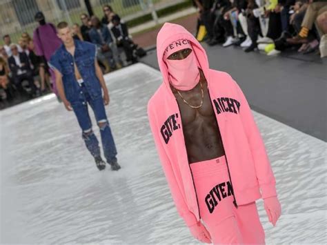 givenchy models walk on water in paris fashion week|Givenchy models walk on water in Paris Fashion Week.